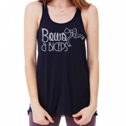'Bows & Biceps' Slouch Gym Vest